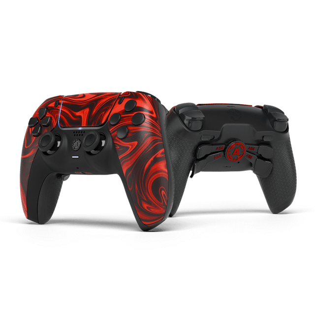 Caustic Red PS5 Aim Controller