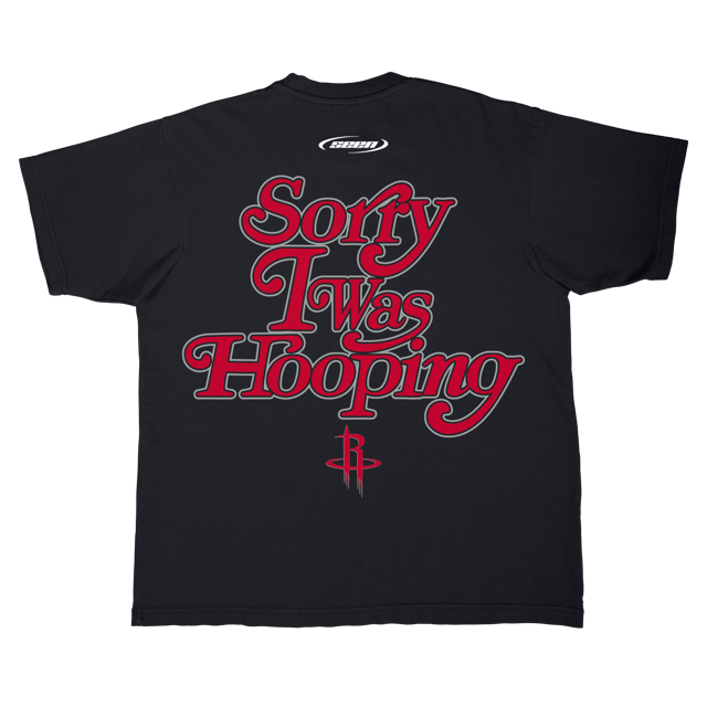 Men's Houston Rockets SEEN Sorry I Was Hooping T-Shirt