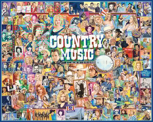 Country Music (1740pz) - 1000 Piece Jigsaw Puzzle