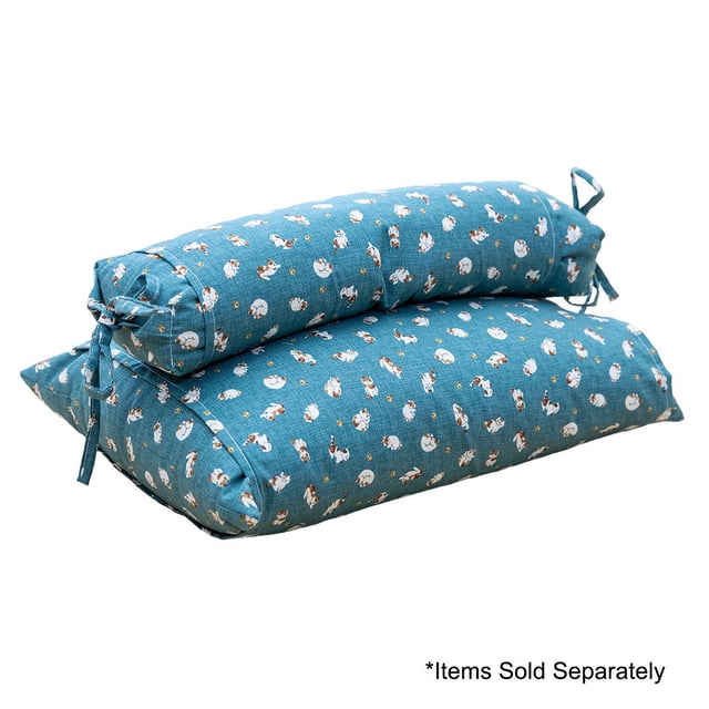 J-Life Koneko Blue Buckwheat Hull Pillow