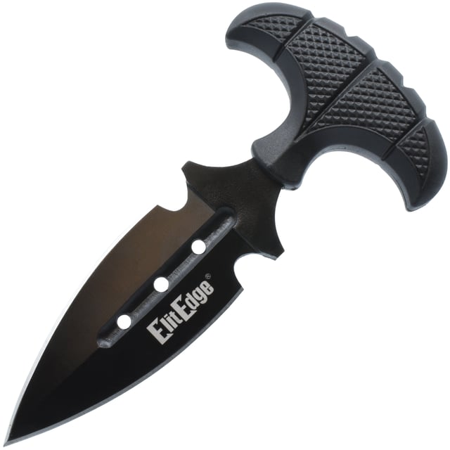 ElitEdge Steel Push Dagger Tactical Knife 3" w/ Nylon Sheath