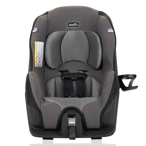 New Evenflo Tribute LX 2-in-1 Lightweight Convertible Car Seat (Saturn Gray)