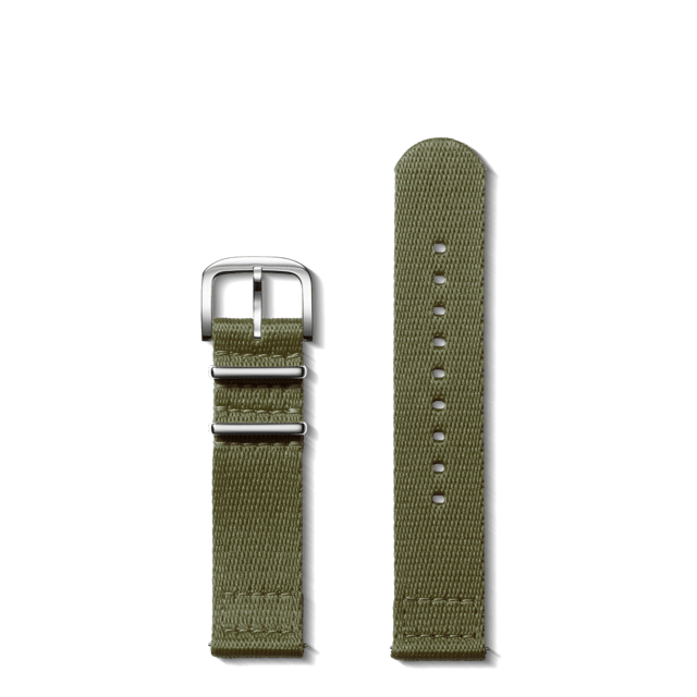 20mm Khaki G10 Nylon Watch Strap - Khaki