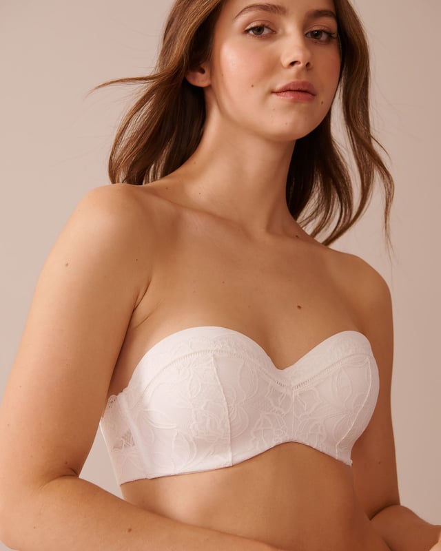 Lightly Lined Memory Foam Strapless Bra