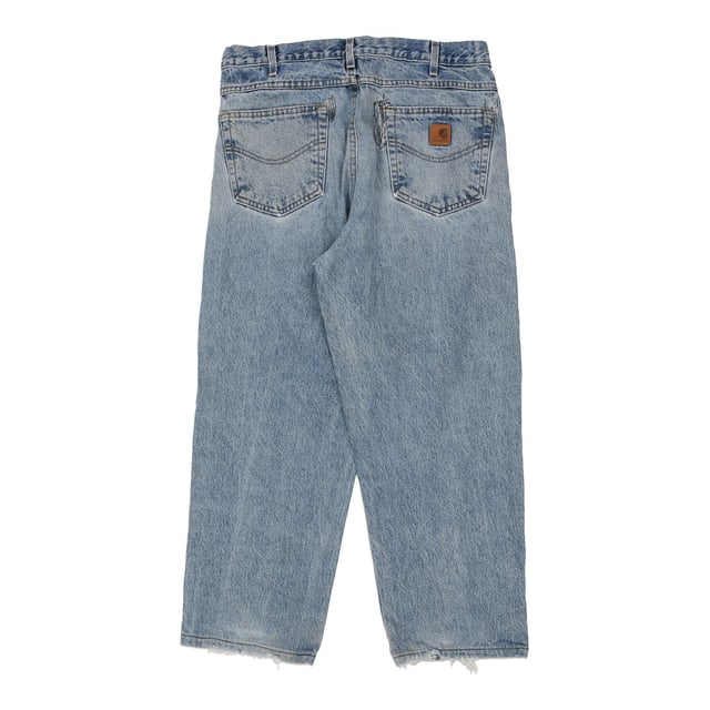 Carhartt Jeans - 34W 36L Blue Cotton