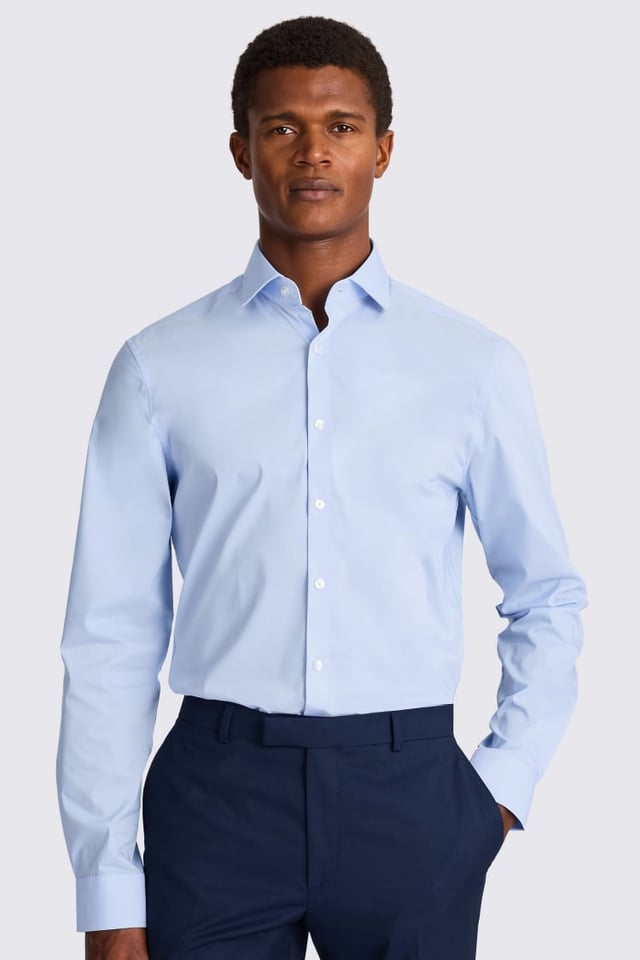 Slim Fit Sky Stretch Shirt