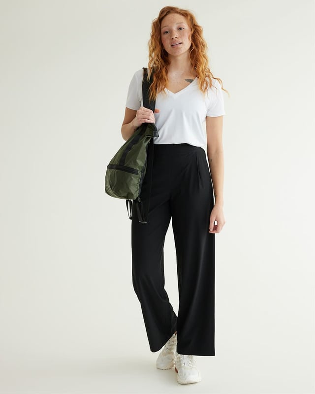 Pantalon à jambe large - Hyba - Long