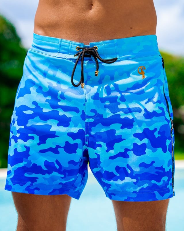 Faded Camo - Ocean 5"