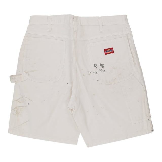 Dickies Carpenter Shorts - 33W 8L White Cotton