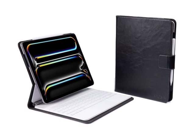 Magic Keyboard Leather Case For M4 iPad Pro 13"