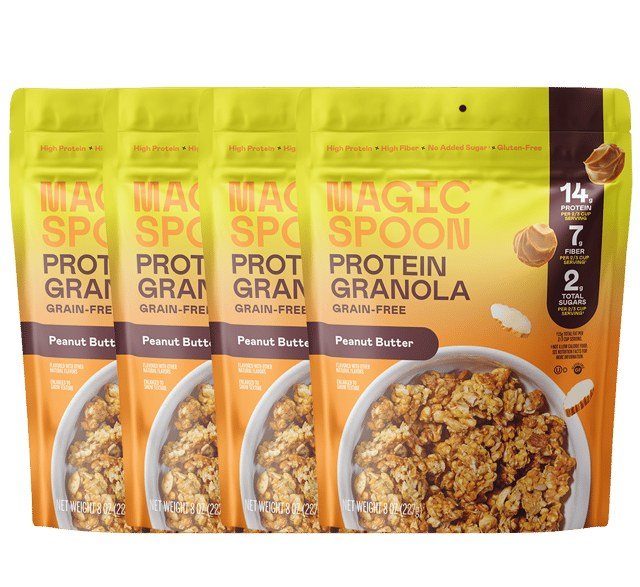 Peanut Butter - 4 Bags of Granola
