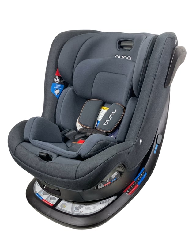 Nuna Revv Rotating Convertible Car Seat, Caviar, 2024