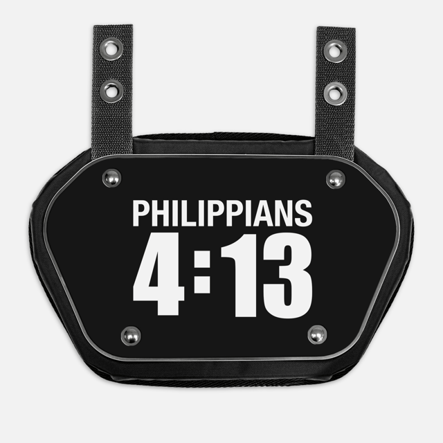 Philippians 4:13 Sticker for Back Plate