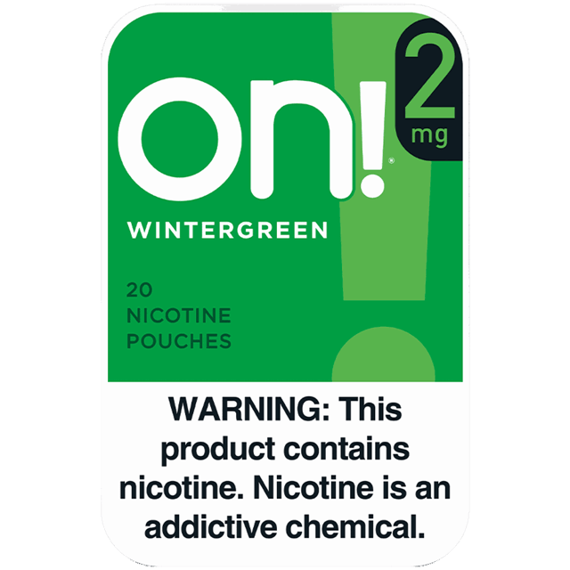 On! 2MG Wintergreen Nicotine Pouches