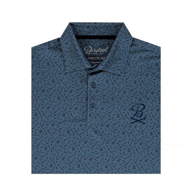 Barstool Golf Performance Printed Polo