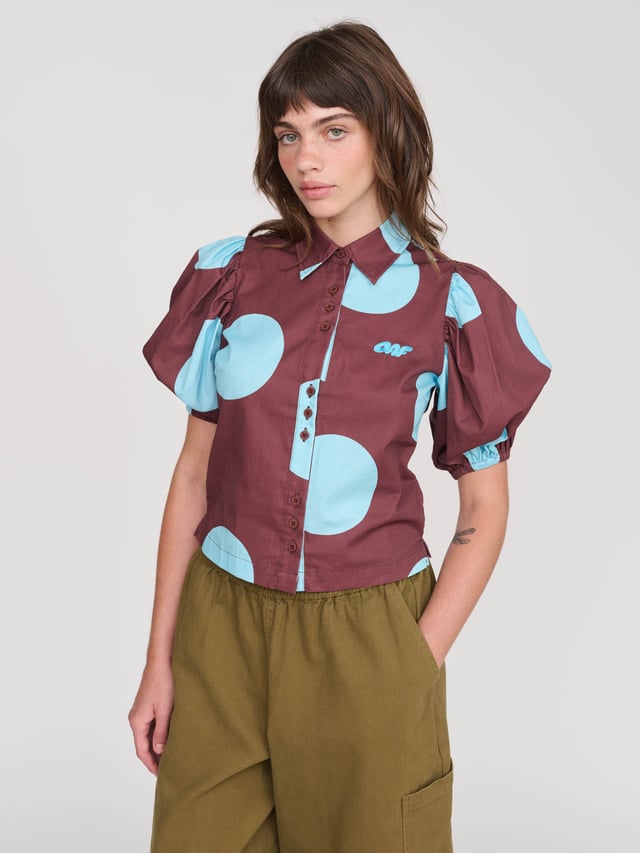 Giant Polka Dot Fitted Shirt
