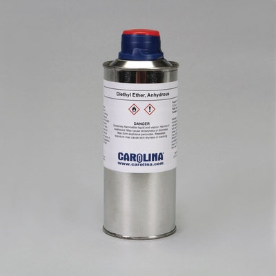 "Ether, Anhydrous, Reagent Grade, 500 mL"