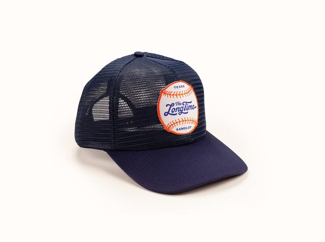 Texas Playboys All Mesh Trucker Hat - The Longtime - Navy
