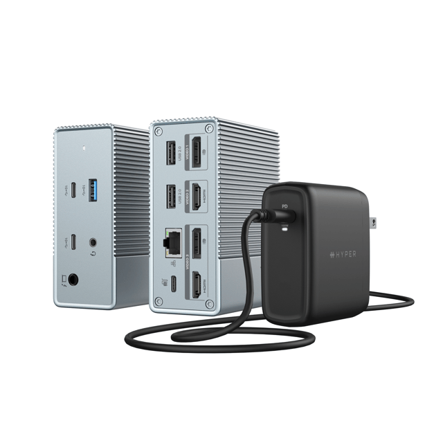 HyperDrive GEN2 12-in-1 USB-C Docking Station With Power Adapter