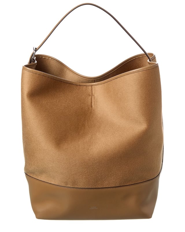 Toteme Wool & Leather Tote