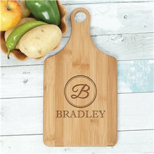 Personalized Rooted in Love Paddle Cutting Board