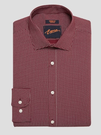 Skinny Fit Dot Dress Shirt