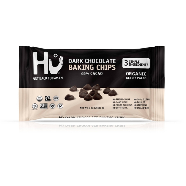Hu Baking Dark Chocolate Gems 70% Cacao - 9oz