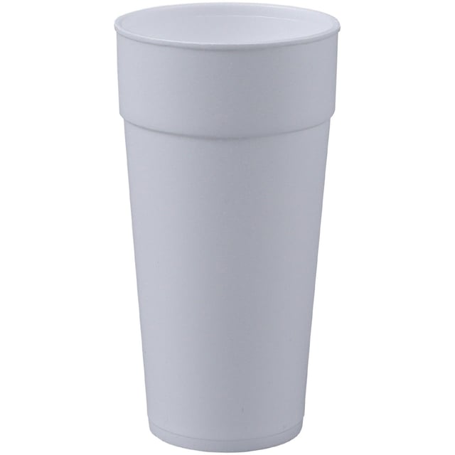 Genuine Joe Styrofoam Cups, 24 oz, 300 CT, White (GJO25251)