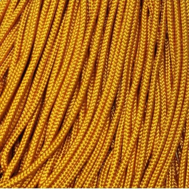 425 Paracord Goldenrod Made in the USA Nylon/Nylon (100 ft)