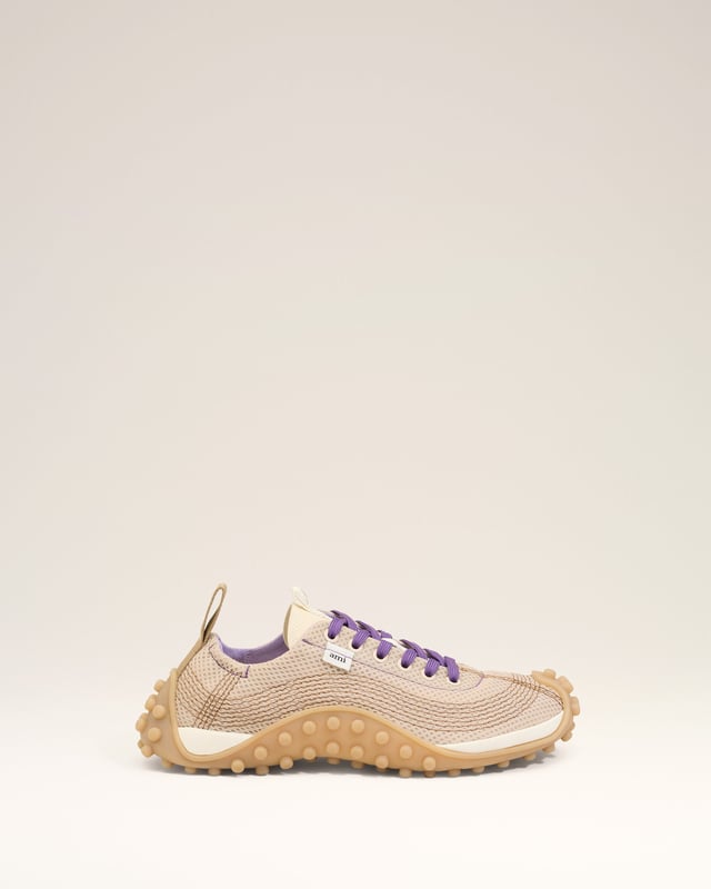 White Mesh Mirage Sneakers