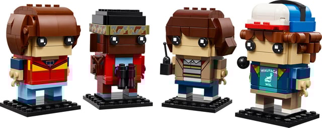 Mike, Dustin, Lucas and Will Figures 40801 | Stranger Things | Buy online at the Official LEGO® Shop US