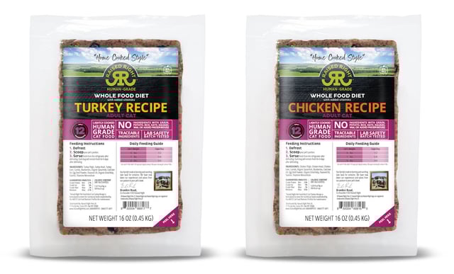 Raised Right Human Grade Cat Food Sample Box - Pate Cat Food