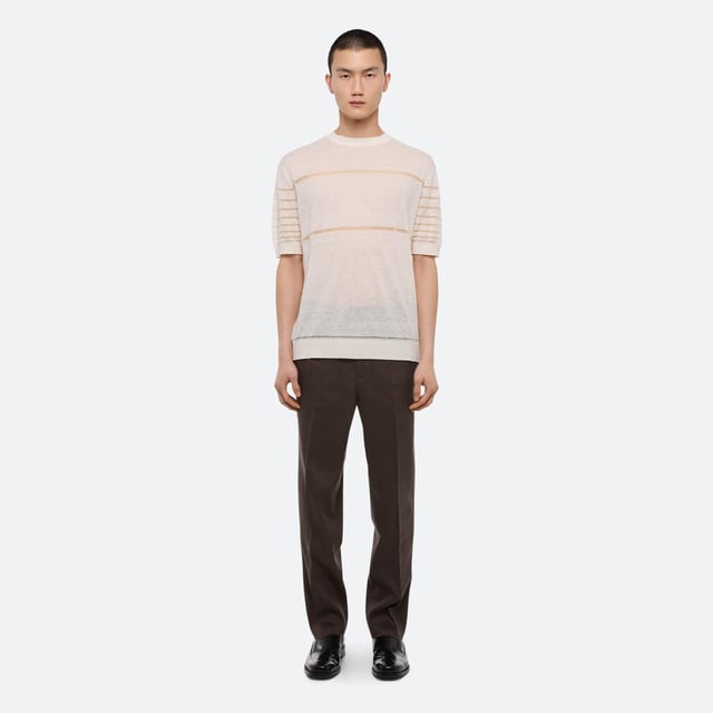 Helmut Lang Sheer Stripe Tee | HELMUTLANG.COM
