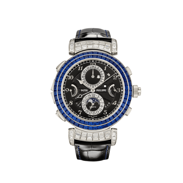 Patek Philippe Grand Complications 6300/401G-001 Grandmaster Chime White Gold Blue Sapphires (2024)