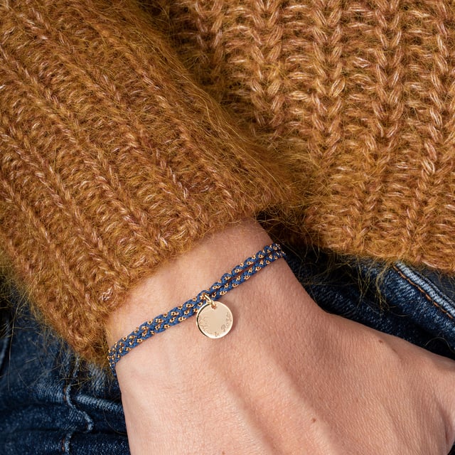 Personalized Braided Chain Bracelet