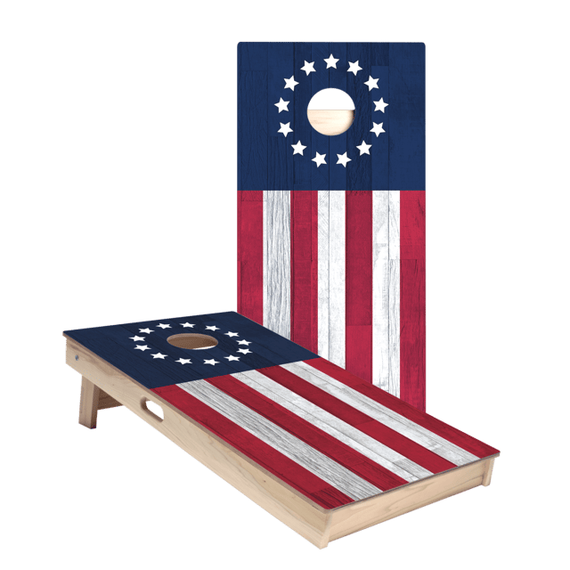 Betsy Ross Flag Professional Cornhole Boards