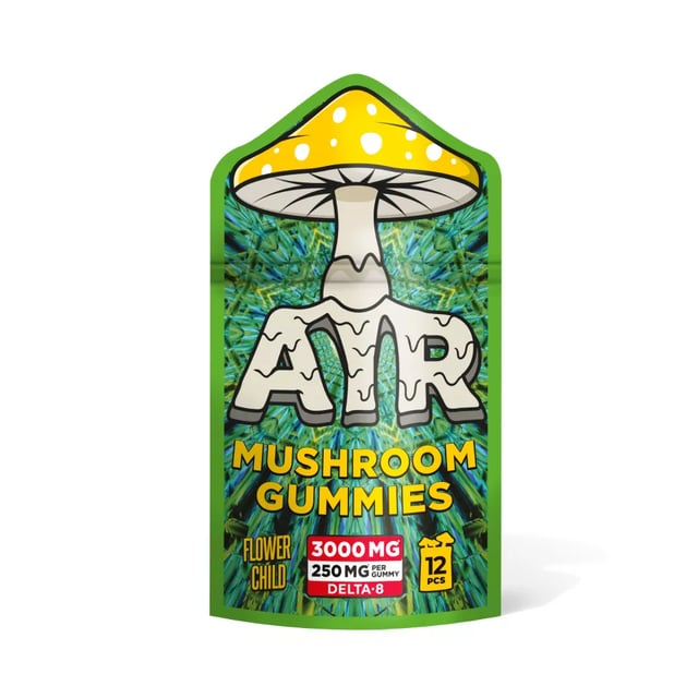 250mg D8 Mushroom Gummies - Flower Child