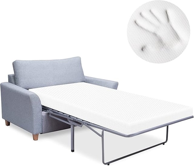 Heyward Sofa Bed Mattress Replacement for Twin Size Sleeper Sofa Mattress with Non-Slip Base