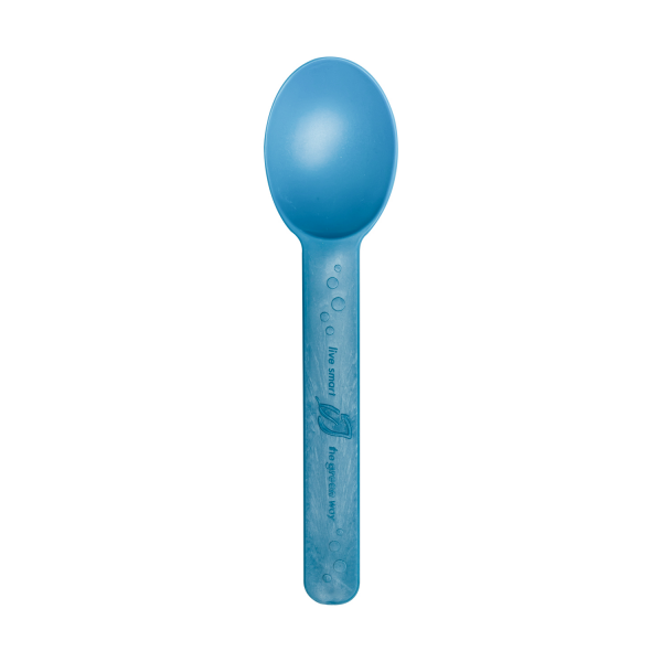Karat Earth Heavy Weight Bio-Based Spoons, Teal Blue - 1,000 pcs