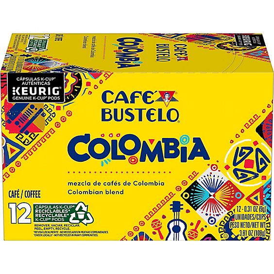 Cafe Bustelo Columbian Kcp - 12 Count