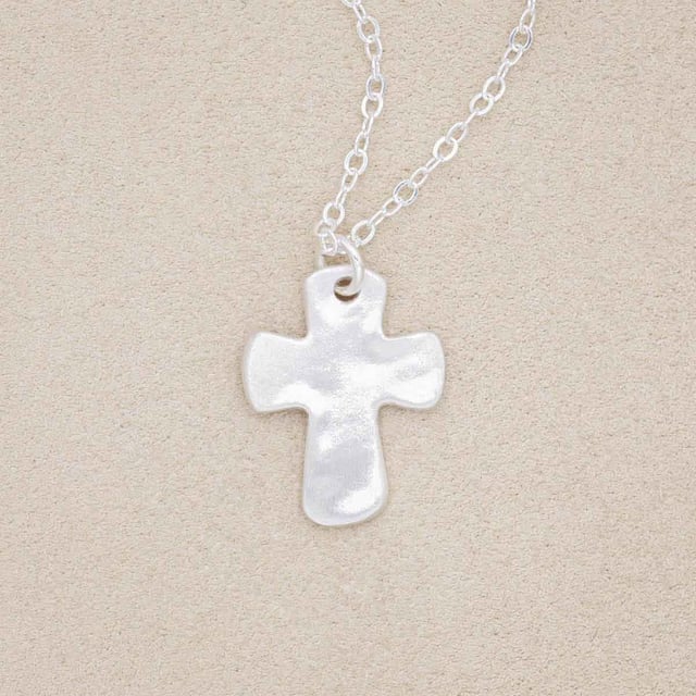Grace For Today Cross Necklace (Sterling Silver)