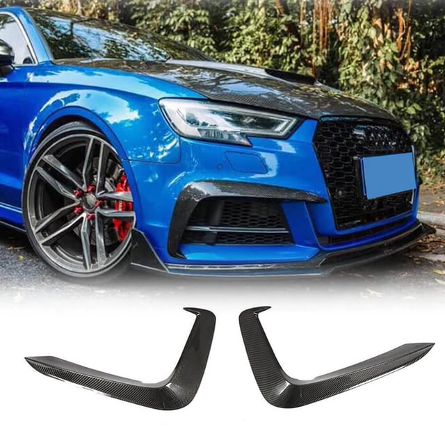 Audi S5 A5 Sline B9 2017-2020 Front Bumper Splitters Carbon Fiber/FRP