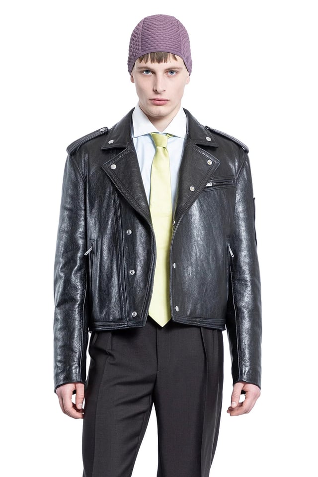 Vintage Leather Biker Jacket
