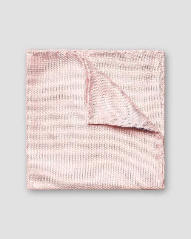 Pink Grenadine Silk Pocket Square