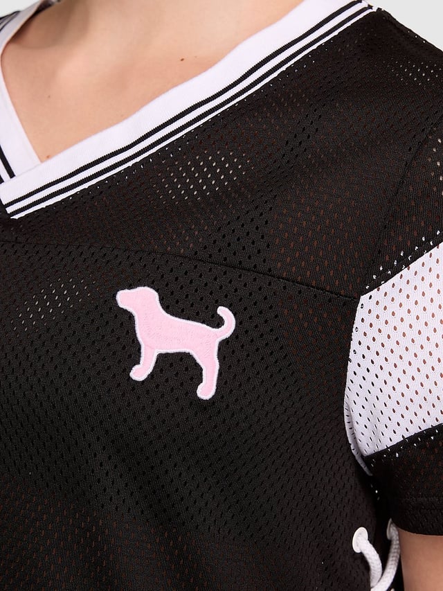 Varsity Lace-Up Football Jersey