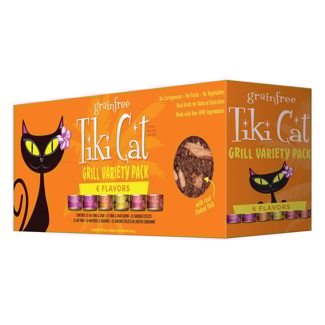 Grill Variety Pack 2.8oz Cans Cat Food