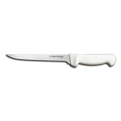 Dexter P94813 8" White Basics Fillet Knife with Polypropylene Handle