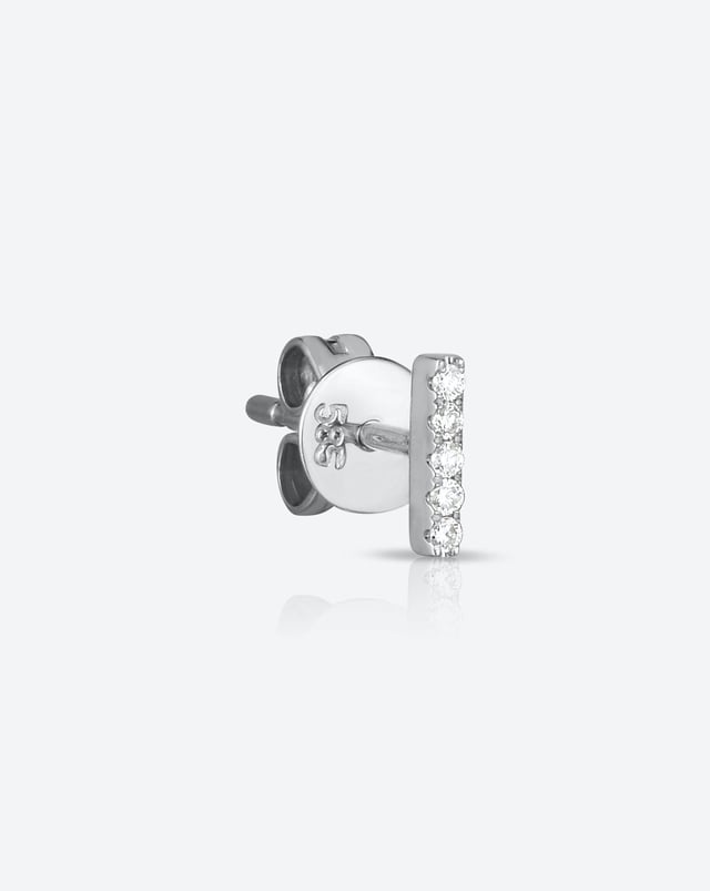 Petite Diamond Line Studs