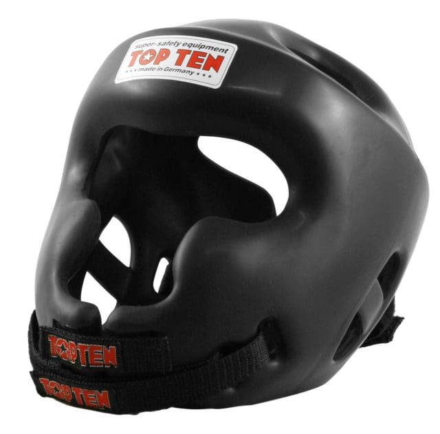 Top Ten Full Protection Sparring Headguard - black, 1062-M
