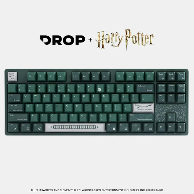 Drop + Harry Potter™ Slytherin™ ENTR Keyboard